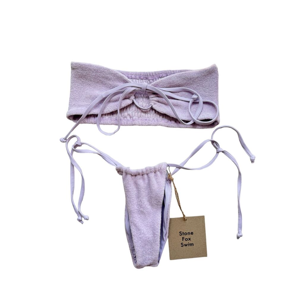 Stone Fox Swim Lilac Bikini Set